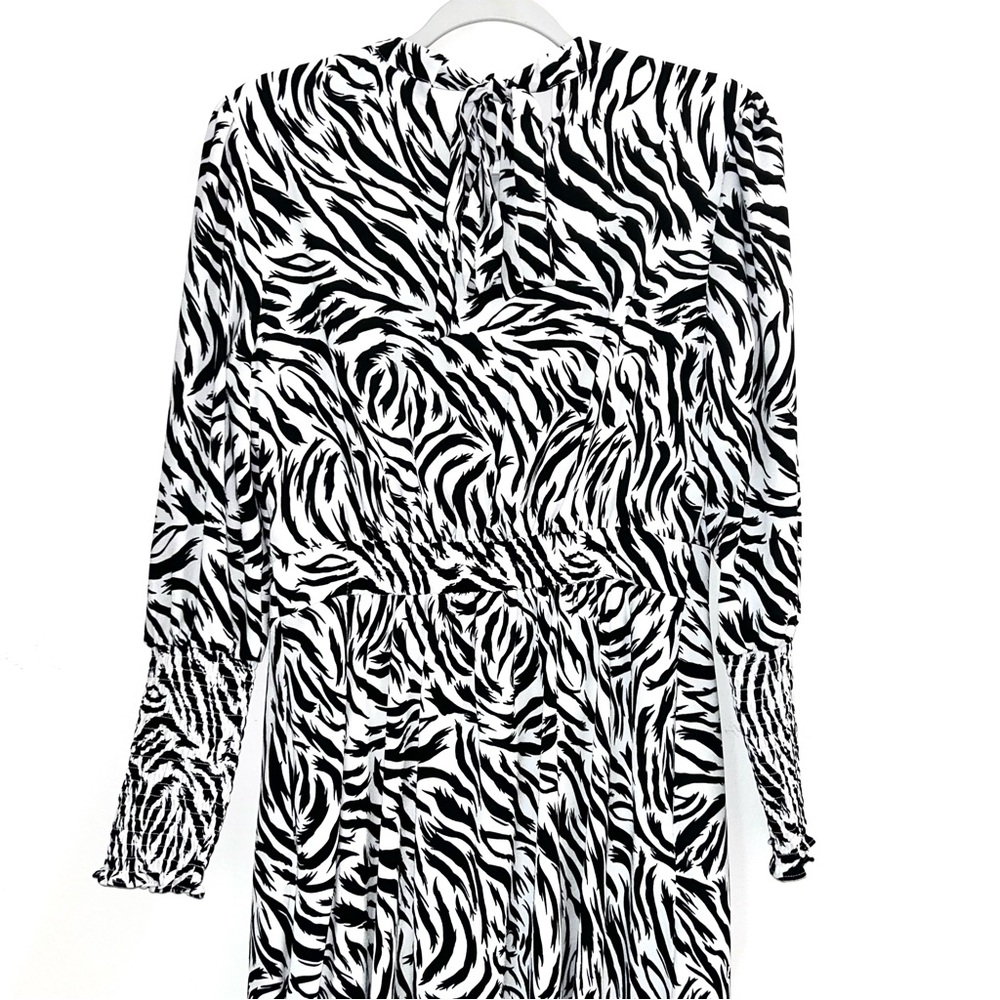 Black and White Zebra Print Dress NWOT - Picture 6 of 10